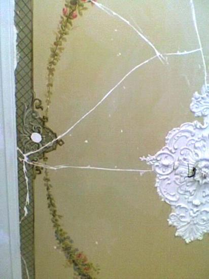 Plafond à restaurer